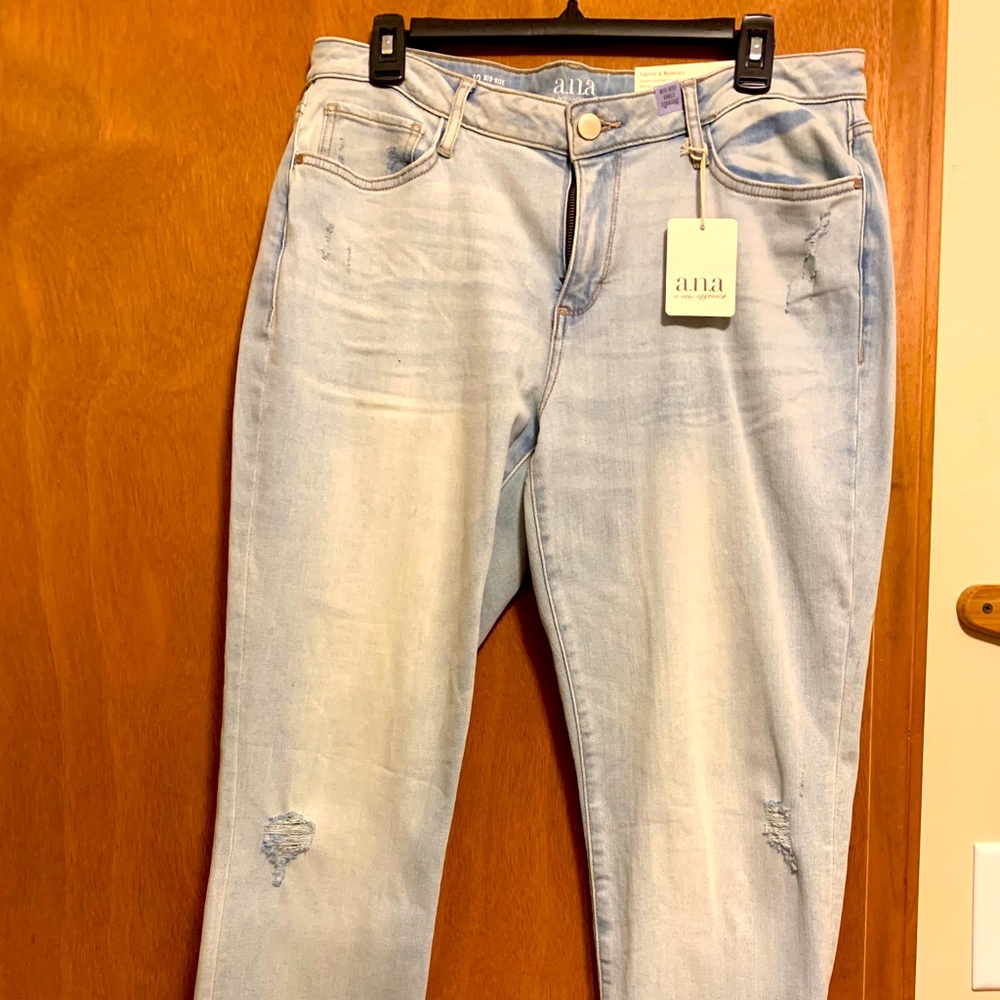 a.n.a. Mid-rise Straight cut Ankle length Jeans